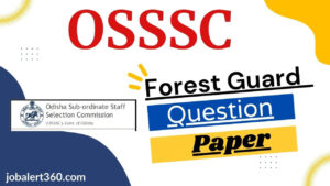 Forest Guard Question Paper