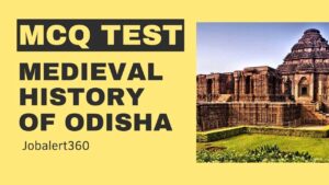 MEDIEVAL HISTORY OF ODISHA MCQ Test
