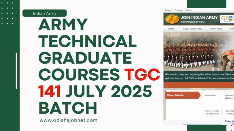 Indian Army Technical Graduate Course 2024