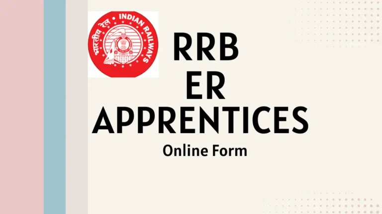 RRC ER Kolkata Apprentices Online form 2024