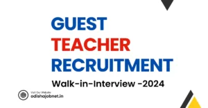 Guest Teacher Recruitment Sambalpur 2024