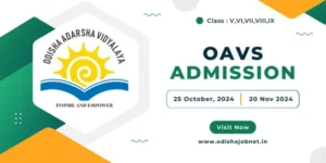 Odisha Adarsha vidyalaya entrance exam 2025 class v