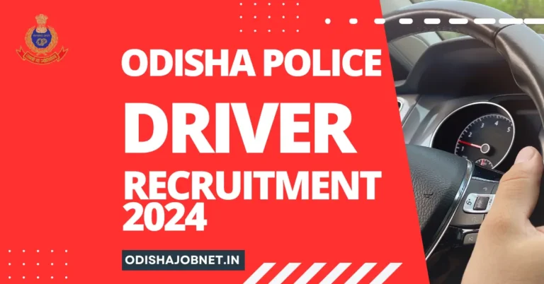 Odisha Police Driver Recruitment 2024
