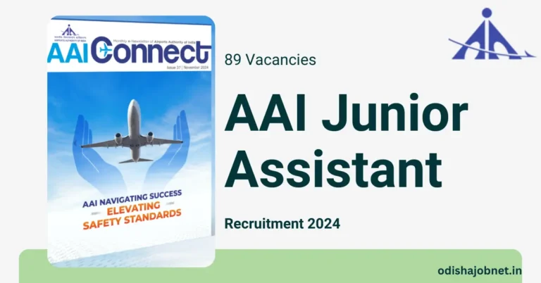 AAI Junior Assistant Recruitment 2024