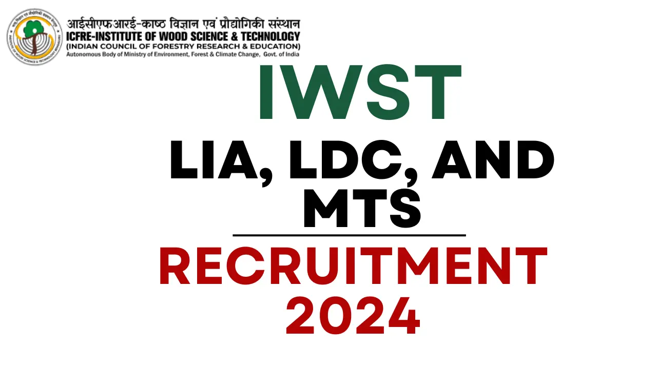 IWST Recruitment 2024