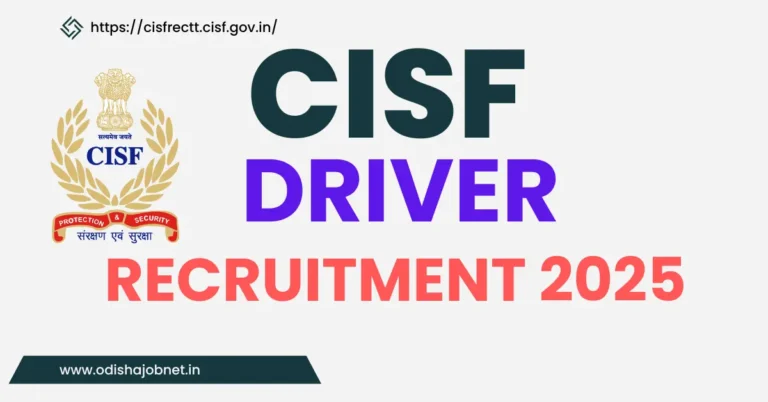 CISF Constable Driver Recruitment 2025