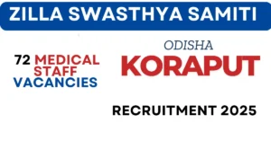 ZSS Koraput Recruitment 2025