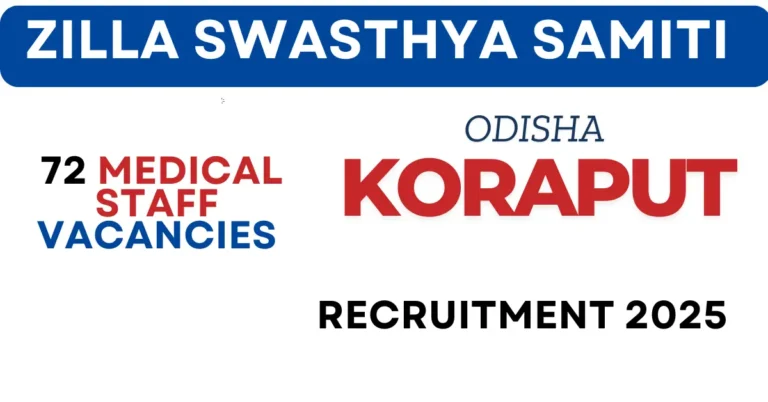 ZSS Koraput Recruitment 2025