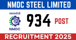 NMDC Steel Limited Recruitment 2025