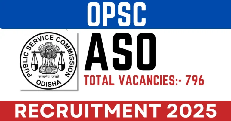 OPSC ASO Recruitment 2025
