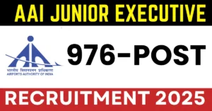 AAI Junior Executive Recruitment 2025