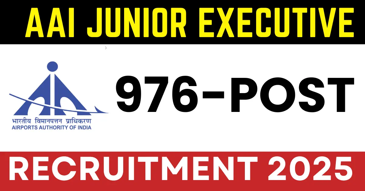 AAI Junior Executive Recruitment 2025