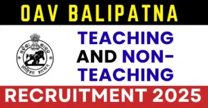 OAV Balipatna Recruitment 2025