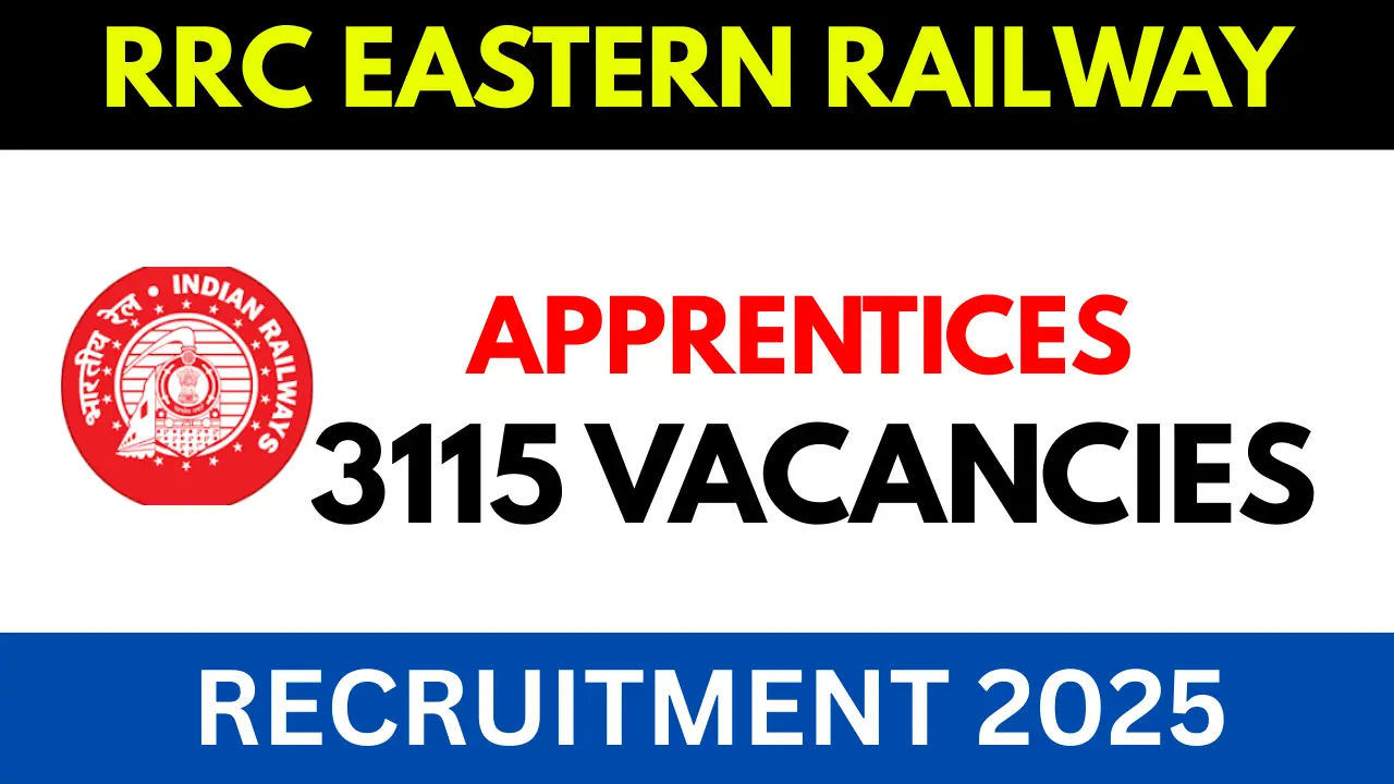 RRC Eastern Railway Apprentices Recruitment 2025