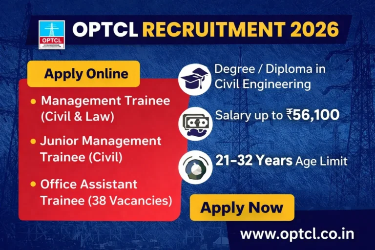 OPTCL Recruitment 2026