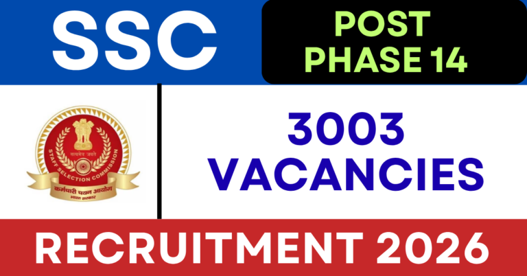 SSC Recruitment 2026