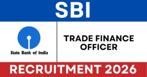 SBI Trade Finance Officer Recruitment 2026