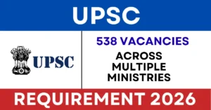 UPSC Recruitment 2026