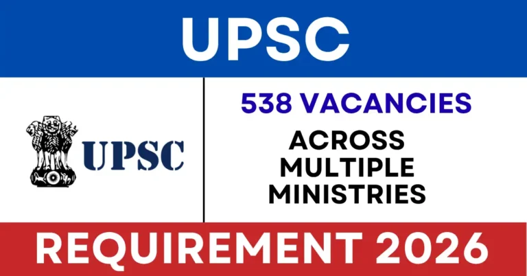 UPSC Recruitment 2026
