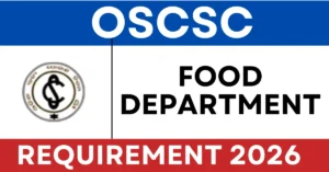 Odisha Food Department Recruitment 2026