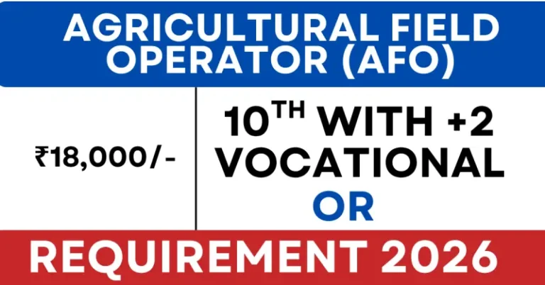 ICAR-CRRI Agricultural Field Operator Recruitment 2026